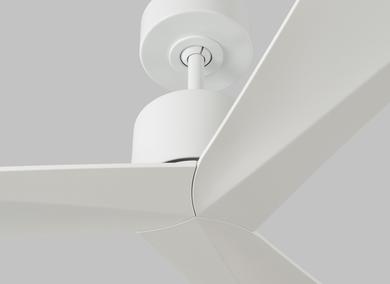 Generation Lighting Adler 52 Inch Ceiling Fan Matte White Finish (3ADR52RZW)