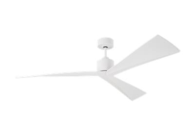 Generation Lighting Adler 60 Inch Ceiling Fan Matte White Finish (3ADR60RZW)