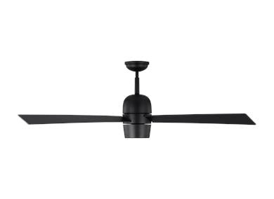 Generation Lighting Alba 60 Inch LED Ceiling Fan Midnight Black Finish (3ALBR60MBKD)