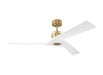 Generation Lighting Alma 52 Inch Ceiling Fan Burnished Brass Finish (3ALMSM52BBS)