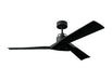 Generation Lighting Alma 52 Inch Ceiling Fan Midnight Black Finish (3ALMSM52MBK)