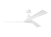 Generation Lighting Alma 52 Inch Ceiling Fan Matte White Finish (3ALMSM52RZW)