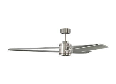 Generation Lighting Armstrong 60 Inch LED Ceiling Fan Brushed Steel Finish (3AMR60BSD)