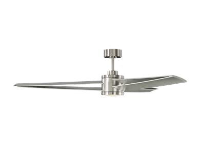 Generation Lighting Armstrong 60 Inch LED Ceiling Fan Brushed Steel Finish (3AMR60BSD)