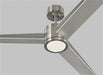 Generation Lighting Armstrong 60 Inch LED Ceiling Fan Brushed Steel Finish (3AMR60BSD)