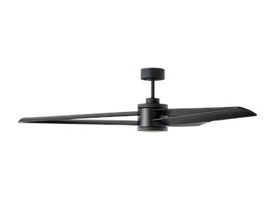 Generation Lighting Armstrong 60 Inch LED Ceiling Fan Midnight Black Finish (3AMR60MBKD)