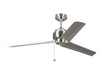 Generation Lighting Arcade 54 Inch Ceiling Fan Brushed Steel Finish (3AR54BS)