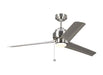 Generation Lighting Arcade 54 Inch Ceiling Fan Brushed Steel Finish (3AR54BS)