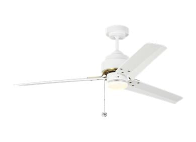 Generation Lighting Arcade 54 Inch Ceiling Fan Matte White Finish (3AR54RZWBBS)