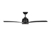 Generation Lighting Avila 52 Inch LED Ceiling Fan Midnight Black Finish (3AVLCR54MBKD)