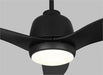 Generation Lighting Avila 52 Inch LED Ceiling Fan Midnight Black Finish (3AVLCR54MBKD)