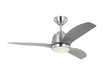 Generation Lighting Avila 44 Inch LED Ceiling Fan - Brushed Steel (3AVLR44BSD)