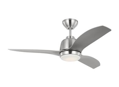 Generation Lighting Avila 44 Inch LED Ceiling Fan - Brushed Steel (3AVLR44BSD)