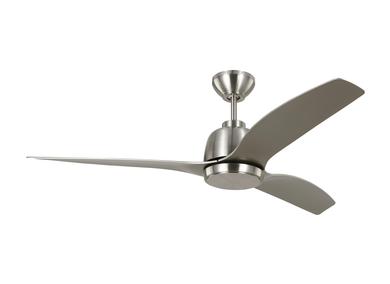 Generation Lighting Avila 54 Inch LED Ceiling Fan Brushed Steel Finish (3AVLR54BSD)