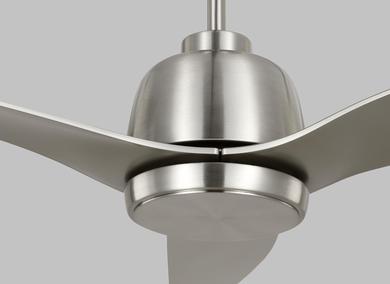 Generation Lighting Avila 54 Inch LED Ceiling Fan Brushed Steel Finish (3AVLR54BSD)