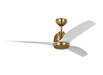 Generation Lighting Avila 54 Inch LED Ceiling Fan Satin Brass Finish (3AVLR54SBD)