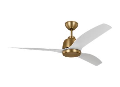 Generation Lighting Avila 54 Inch LED Ceiling Fan Satin Brass Finish (3AVLR54SBD)