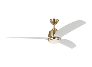 Generation Lighting Avila 60 Inch LED Ceiling Fan - Satin Brass (3AVLR60SBD)