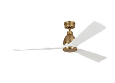 Generation Lighting Bryden 60 Inch LED Ceiling Fan Hand Rubbed Antique Brass Finish (3BRYSM60HABD)