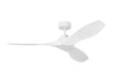 Generation Lighting Collins 52 Inch Ceiling Fan Matte White Finish (3CLNCSM52RZW)