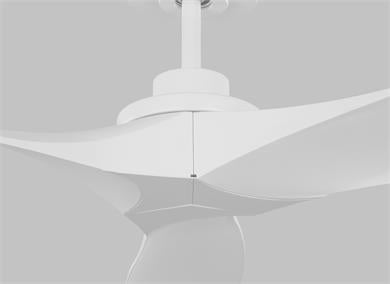 Generation Lighting Collins 60 Inch Ceiling Fan Matte White Finish (3CLNCSM60RZW)