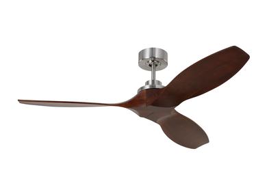 Generation Lighting Collins 52 Inch Ceiling Fan Brushed Steel Finish (3CLNSM52BS)