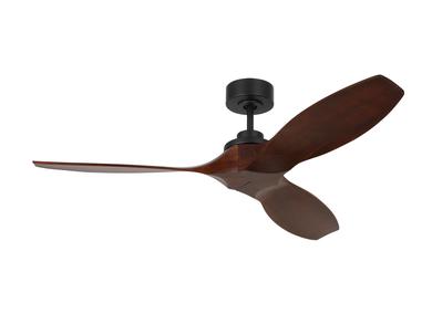 Generation Lighting Collins 52 Inch Ceiling Fan Midnight Black Finish (3CLNSM52MBK)