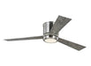 Generation Lighting Clarity 52 Inch Ceiling Fan 120V 2700K 90 CRI 950Lm Brushed Steel (3CLYR52BSLGD-V1)