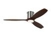 Generation Lighting Collins 52 Inch LED Ceiling Fan Brushed Steel Finish (3CNHSM52BSD)