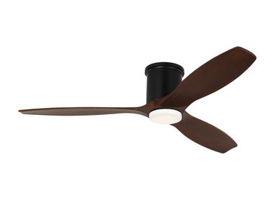 Generation Lighting Collins 52 Inch LED Ceiling Fan Midnight Black Finish (3CNHSM52MBKD)