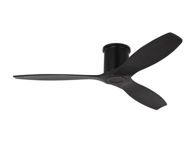 Generation Lighting Collins 52 Inch Ceiling Fan Midnight Black Finish (3CNHSM52MBKMBK)