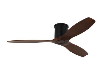 Generation Lighting Collins 52 Inch Ceiling Fan Midnight Black Finish (3CNHSM52MBK)