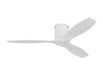 Generation Lighting Collins 52 Inch Ceiling Fan Matte White Finish (3CNHSM52RZW)