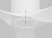 Generation Lighting Collins 52 Inch Ceiling Fan Matte White Finish (3CNHSM52RZW)