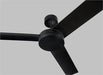 Generation Lighting Cirque 56 Inch LED Ceiling Fan Midnight Black Finish (3CQR56MBKD)