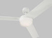 Generation Lighting Cirque 56 Inch LED Ceiling Fan Matte White Finish (3CQR56RZWD)