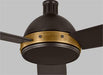 Generation Lighting Hicks 60 Inch LED Ceiling Fan Deep Bronze Finish (3HCKR60BNZHABD)