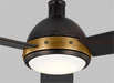 Generation Lighting Hicks 60 Inch LED Ceiling Fan Deep Bronze Finish (3HCKR60BNZHABD)