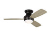 Generation Lighting Ikon 44 Inch LED Ceiling Fan Aged Pewter Finish (3IKR44AGPD)