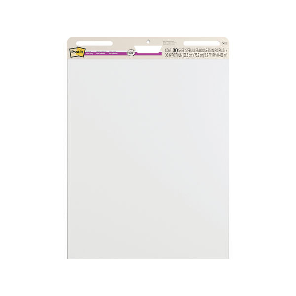3M Post-It Meeting Chart 559RP White 63.5X76.2Cm 30 (3M-7100380608)