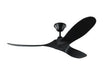 Generation Lighting Maverick 52 Inch Ceiling Fan Matte Black Finish (3MAVR52BKBK)