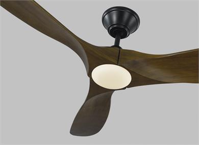 Generation Lighting Maverick 52 Inch LED Ceiling Fan Matte Black Finish (3MAVR52BKD)