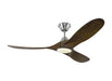 Generation Lighting Maverick 52 Inch LED Ceiling Fan Brushed Steel Finish (3MAVR52BSD)