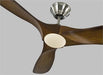 Generation Lighting Maverick 52 Inch LED Ceiling Fan Brushed Steel Finish (3MAVR52BSKOAD)