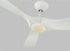 Generation Lighting Maverick 52 Inch LED Ceiling Fan Matte White Finish (3MAVR52RZWD)