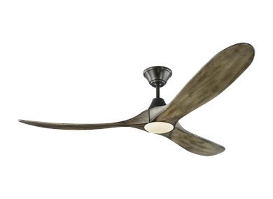 Generation Lighting Maverick 60 Inch LED Ceiling Fan Aged Pewter Finish (3MAVR60AGPD)