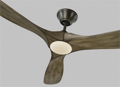 Generation Lighting Maverick 60 Inch LED Ceiling Fan Aged Pewter Finish (3MAVR60AGPD)