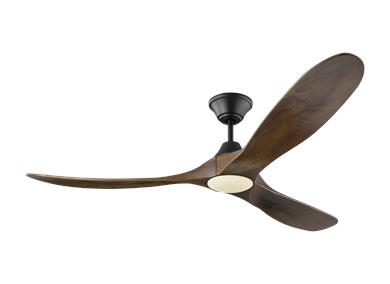 Generation Lighting Maverick 60 Inch LED Ceiling Fan Matte Black Finish (3MAVR60BKD)