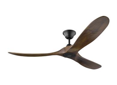 Generation Lighting Maverick 60 Inch Ceiling Fan Matte Black Finish (3MAVR60BK)