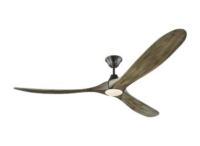 Generation Lighting Maverick 70 Inch LED Ceiling Fan Aged Pewter Finish (3MAVR70AGPD)